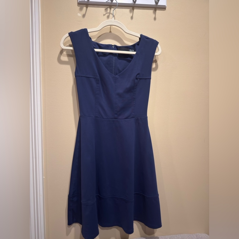 Cynthia Rowley Deep Blue Midi Dress